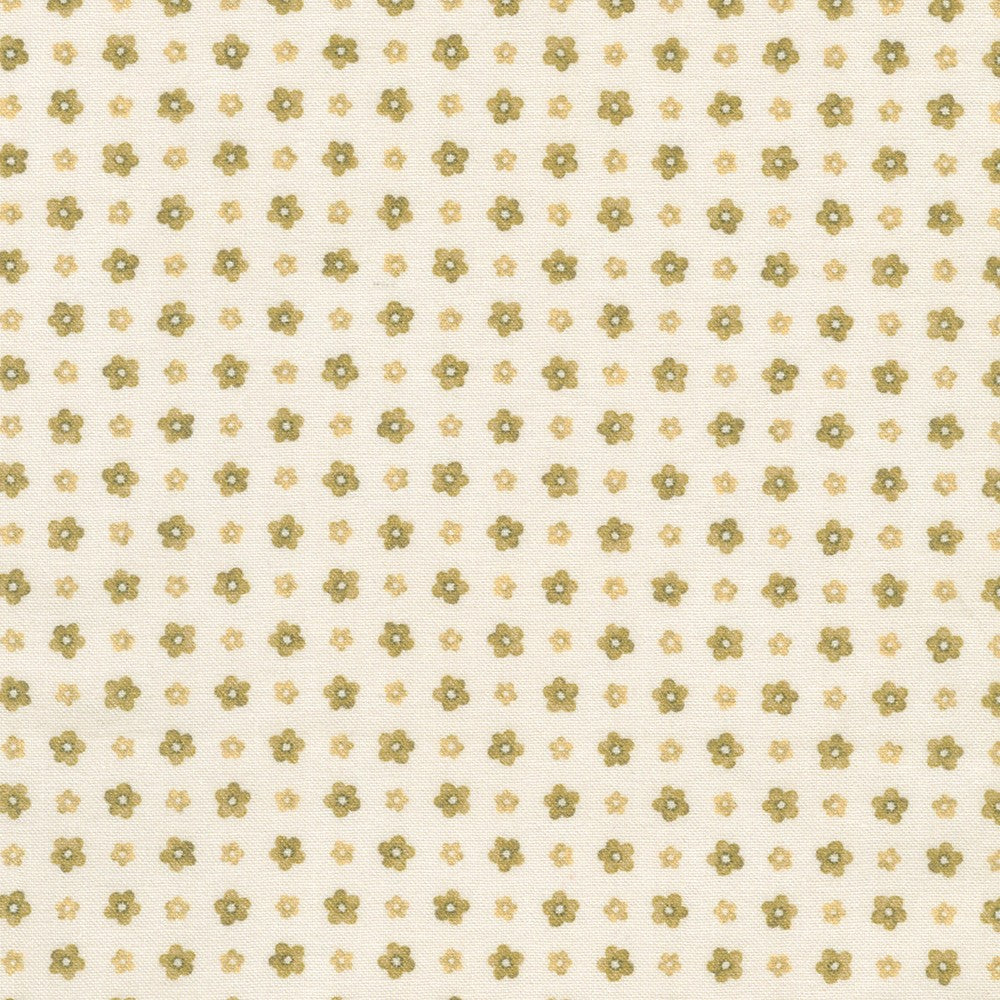 Fabric Market: Floral Dots in Natural