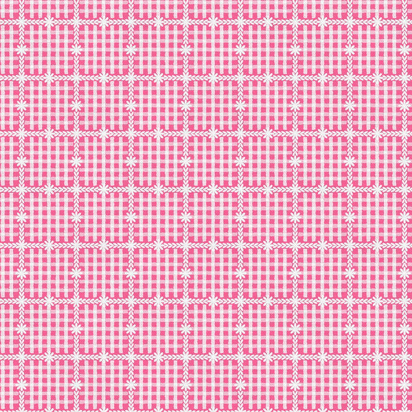 Cozy Cottage Blenders: Floral Gingham in Pink