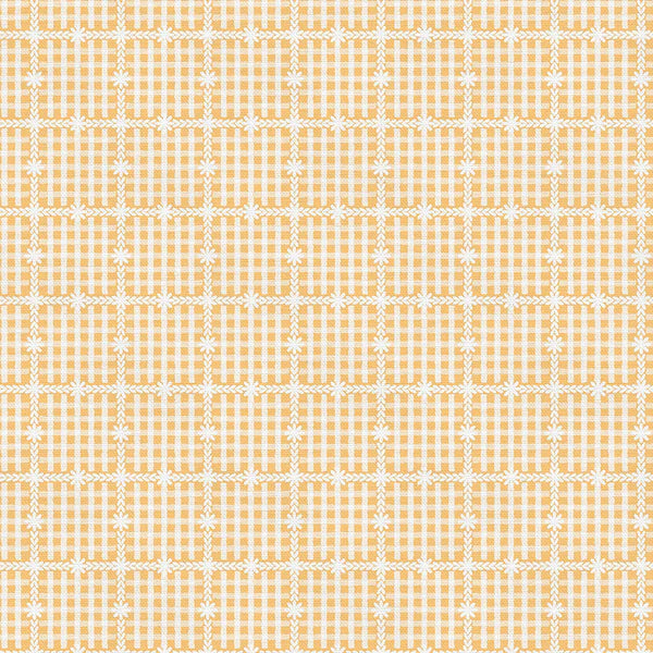 Cozy Cottage Blenders: Floral Gingham in Yellow