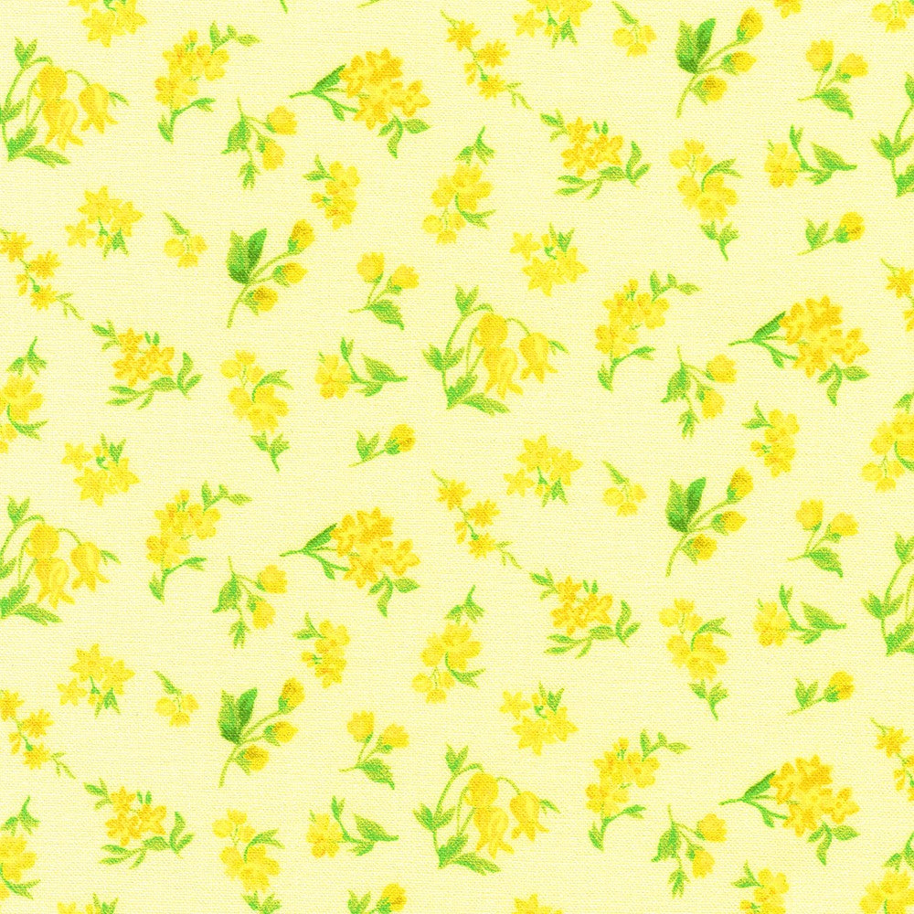 Fabric Market: Floral Toss in Banana