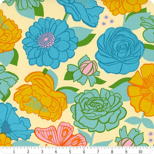 Flowerland: Floral in Turquoise
