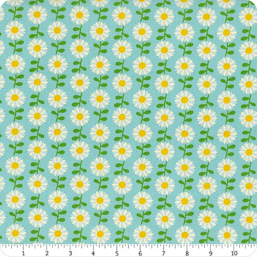 Flowerland: Field of Flowers in Turquoise