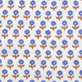 Indian Block Prints: Flowerling in Violet