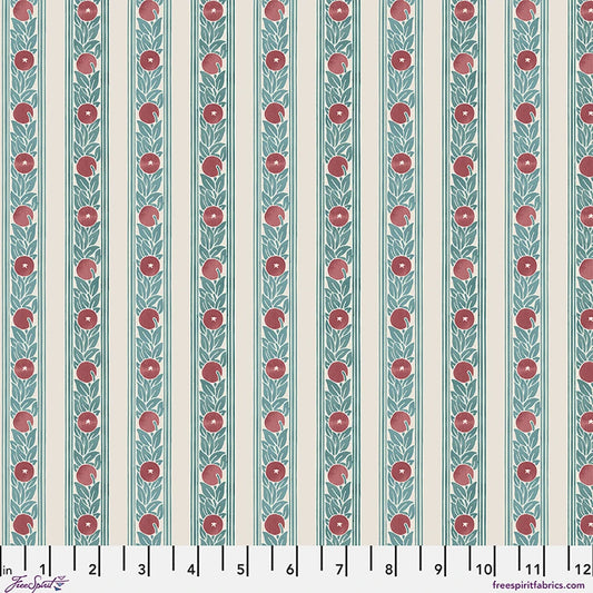 Lodden by Morris & Co: Fruit Stripe in Plum
