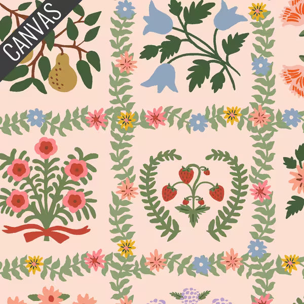 Gracie: Garden Album in Pink Canvas