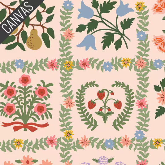 Gracie: Garden Album in Pink Canvas