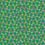 Floral Dance: Garden Rose in Green