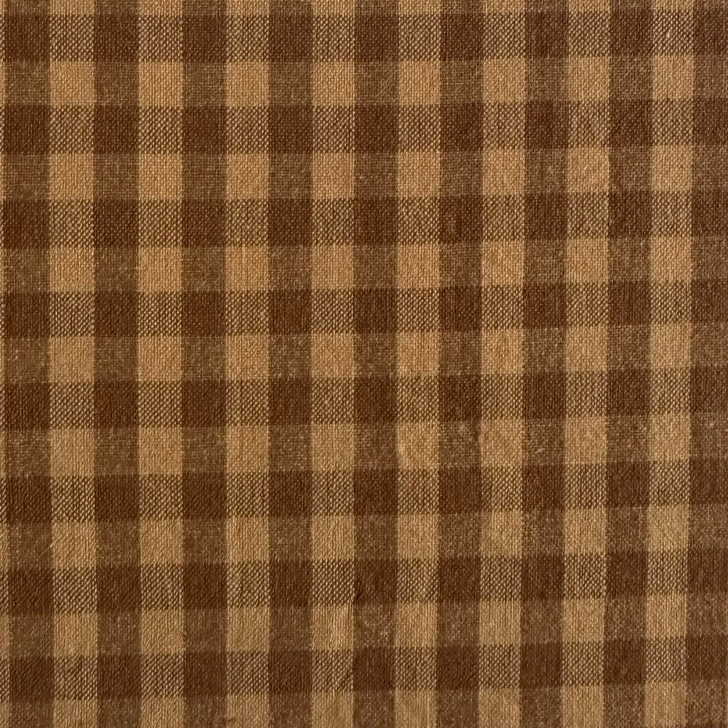 Diamond Textiles: Homespun Gingham in Curry Powder