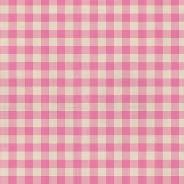 Picnic Wovens: Gingham in Bubblegum