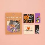 Sarah Hearts Labels: Halloween Multipack Woven Sewing Labels