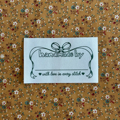 Cotton and Ochre Quilt Labels