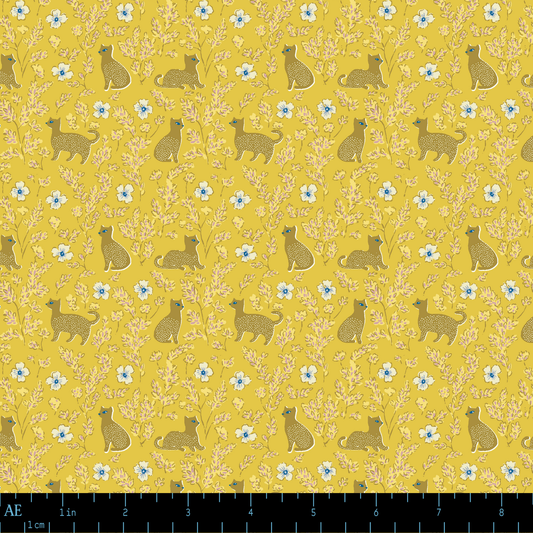 Petite Prints: Hedgerow Cats in Meadow
