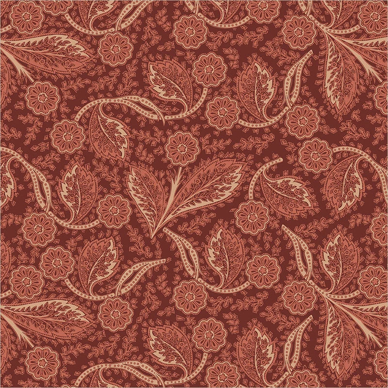 Heirloom: Heritage Stitch in Wine