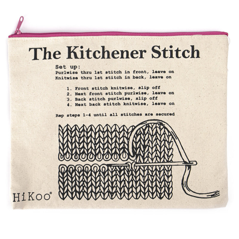 HiKoo: Kitchener Stitch Project Bag