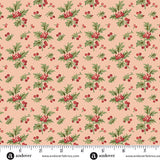 Jingle Bell: Holly Branch in Strawberry Creme