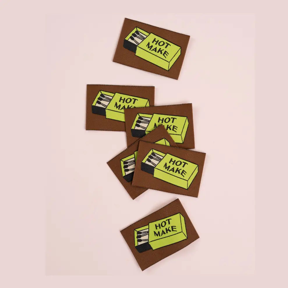 Hot Make: Large Woven Garment Labels