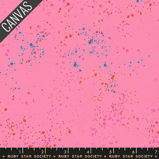 Speckled Canvas: Flamingo