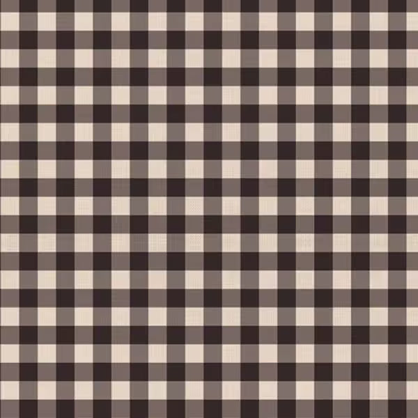 Picnic Wovens: Gingham in Licorice