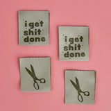 Kati Cupcake Labels: I Get Shit Done