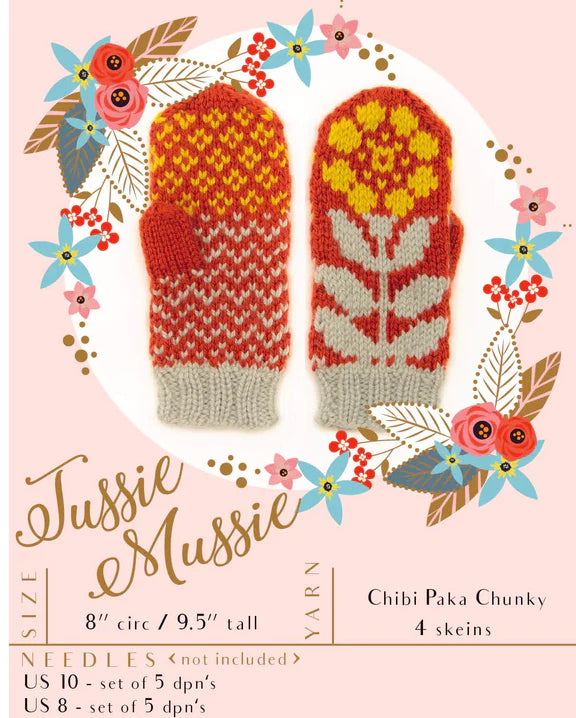 Tussie Mussie Mitten Knitting Kit