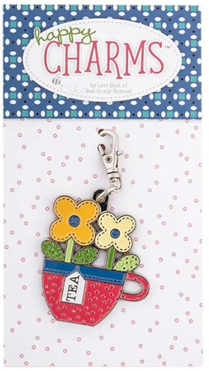 Lori Holt Enamel Happy Charm - Multiple Designs