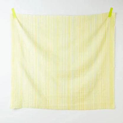 Nani IRO Organic Double Gauze: SAAAA SAAAA - Yellow Stripe