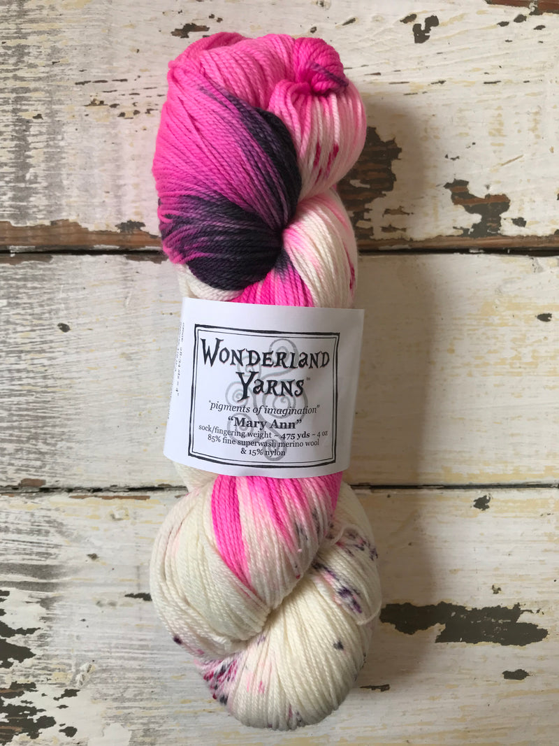 Wonderland Yarns: Mary Ann Sock Yarn