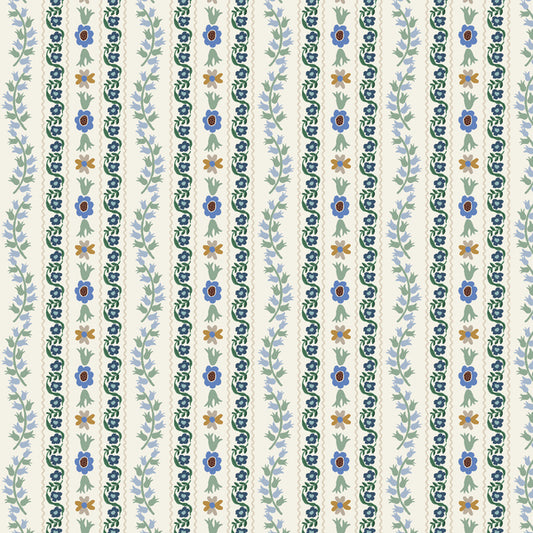 English Rose: Delphine in Blue