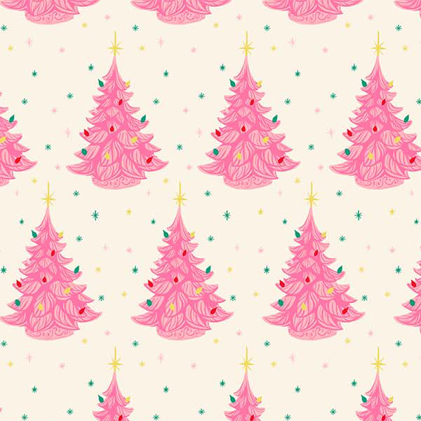 Merry Kitschmas: Christmas Trees in Cream