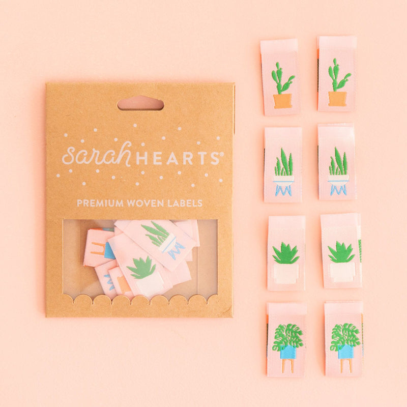 Sarah Hearts Labels: Houseplants Multipack