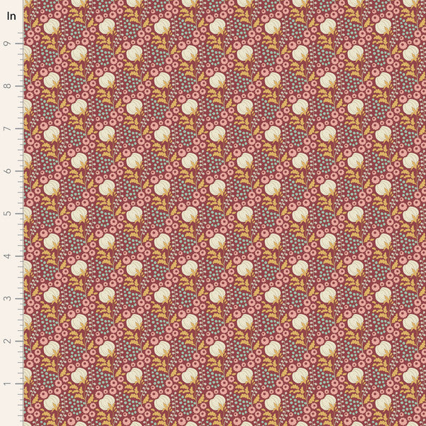 Sanctuary: Cottonfield in Maroon
