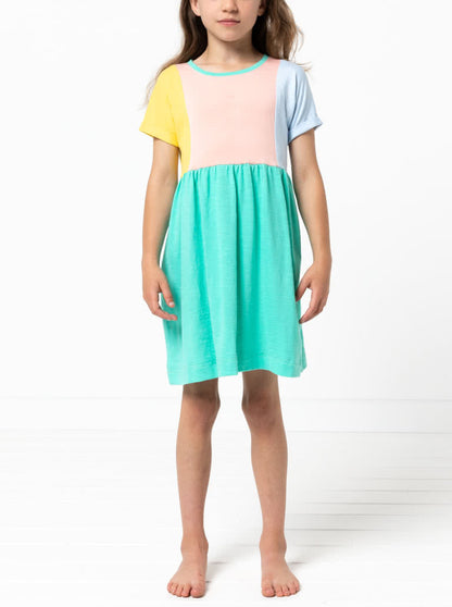 Lacey Kids Dress Multi-Size
