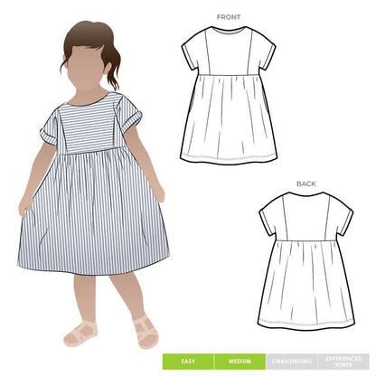 Lacey Kids Dress Multi-Size