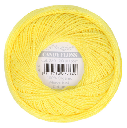 Candy Floss: Organic Mercerized Cotton (Multiple Colors)