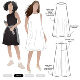 Lena Shift Dress Multi-Size