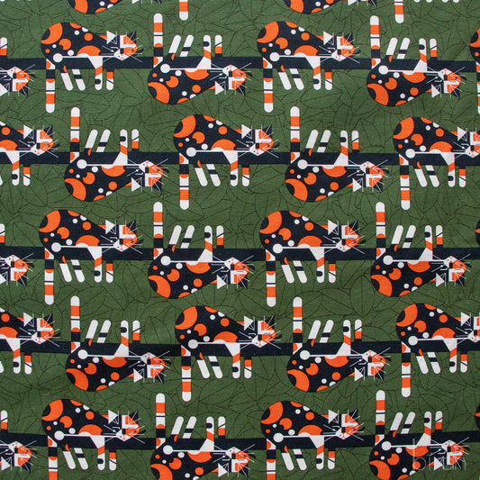 Limp on a Limb Dark Green Canvas