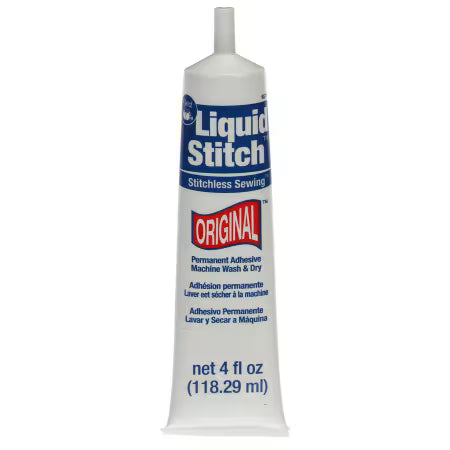 Liquid Stitch Fabric Glue (4oz large tube)