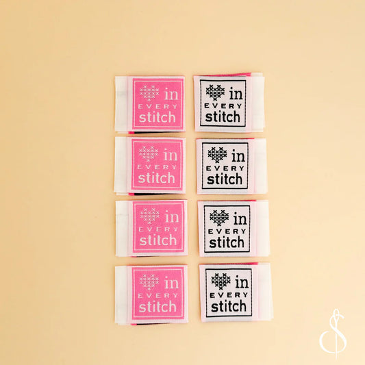 Love in Every Stitch (Two Colors) Woven Labels