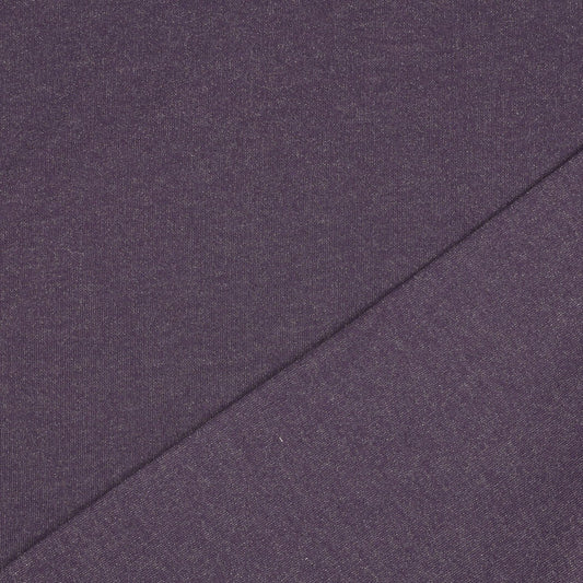 Lurex Sweat Fleece in Purple