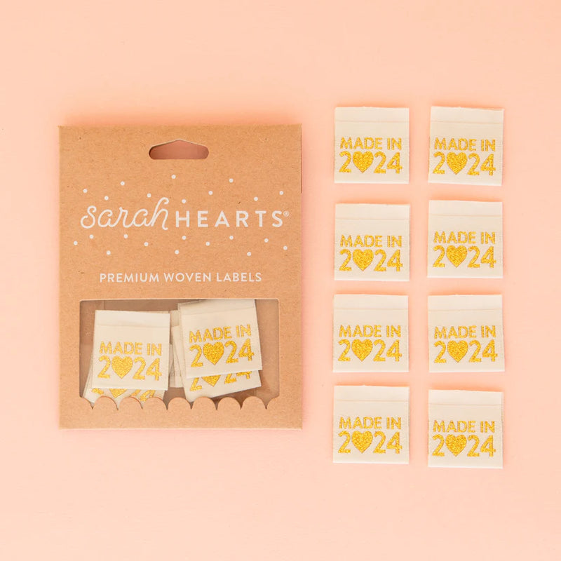 Sarah Hearts Labels: Made in 2024