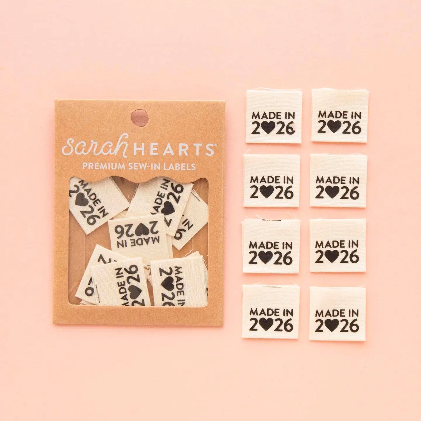 Sarah Hearts Labels: Made in 2026