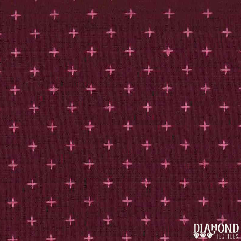 Diamond Textiles: Manchester in Plum & Pink