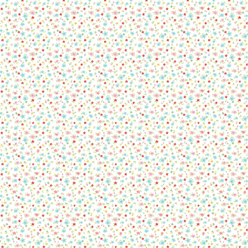 Market Day: Tiny Flowers in White