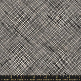 Memento Canvas: Crosshatched in Black