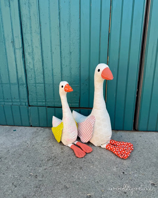 Silly Goose Stuffed Animal Goose Sewing Pattern