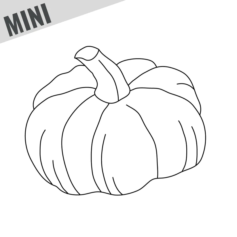Un-kit Embroidery Canvas - Pumpkin