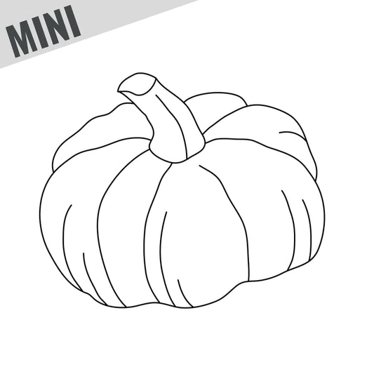 Un-kit Embroidery Canvas - Pumpkin