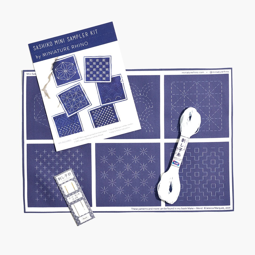 Sashiko Mini Sampler Kit 1
