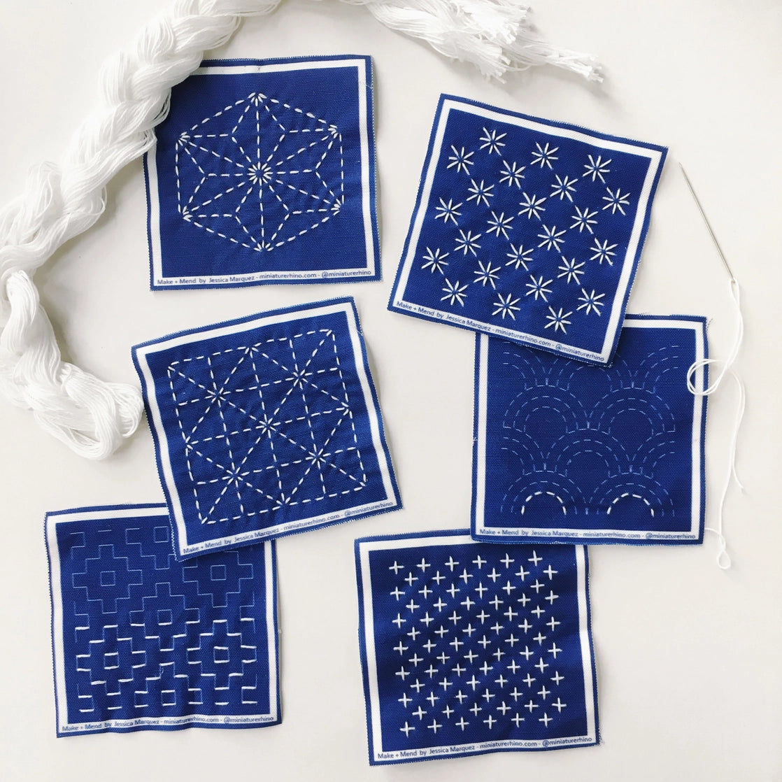Sashiko Mini Sampler Kit 1