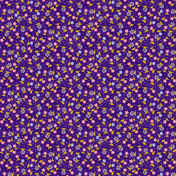 Petite Petals: Mixed Toss in Blue